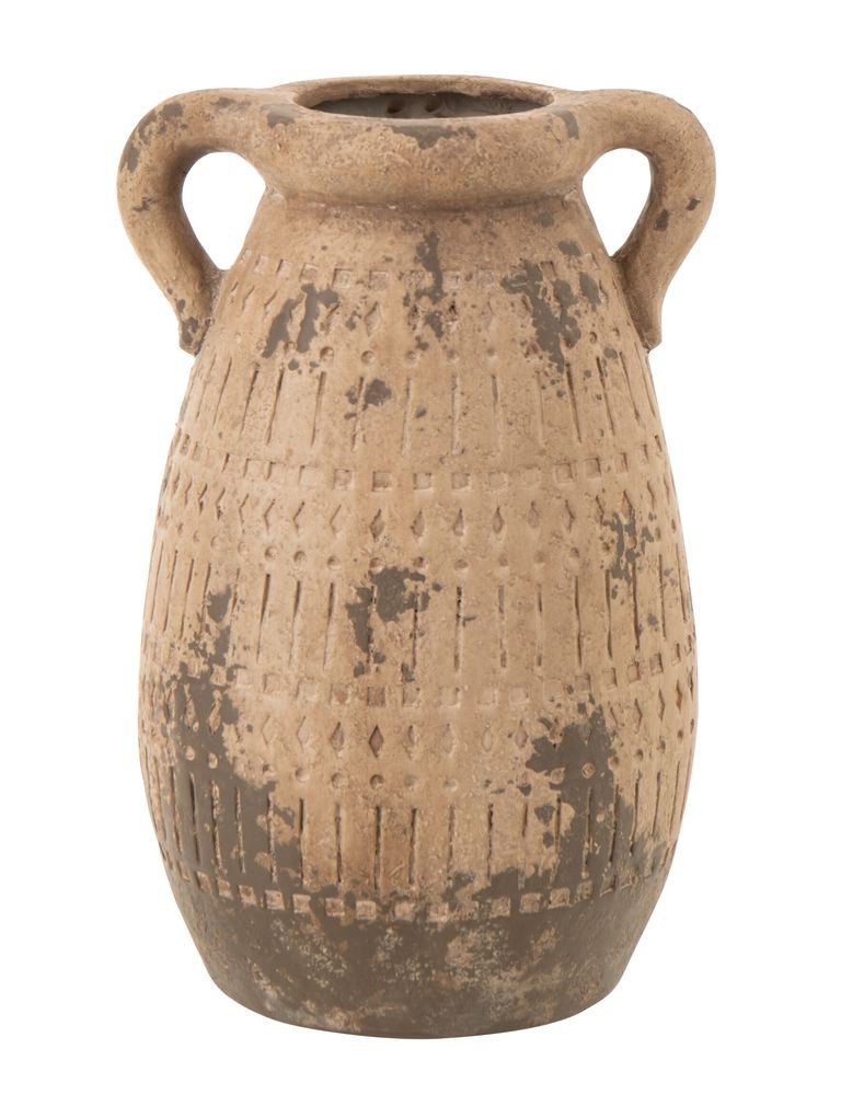 Béžový antik květináč / váza Antiqou French - Ø 28*31 cm 60306