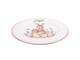 Dekorační plastový velikonoční talíř s králíčkem - Ø 33*1 cm Clayre & Eef