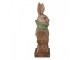 Decorative Figurine Rabbit 12x8x26 Cm Gold Colored Plastic - 12*8*26 cm Clayre & Eef