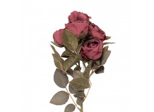 Artificial Flower Rose 43 Cm Red Plastic - 8*13*43 cm