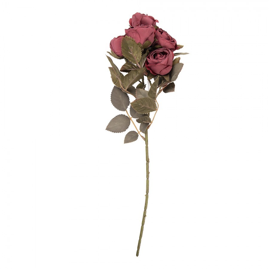Artificial Flower Rose 43 Cm Red Plastic - 8*13*43 cm