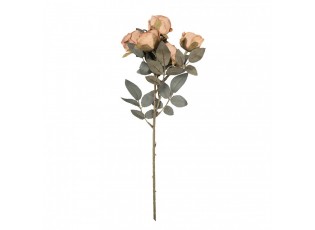 Artificial Flower Rose 43 Cm Brown Plastic - 8*13*43 cm