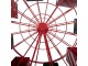 Christmas Decoration Giant Wheel Red Metal - 137*50*160 cm Clayre & Eef