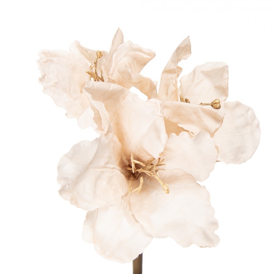 Artificial Flower 65 Cm Beige Plastic - 16*16*65 cm