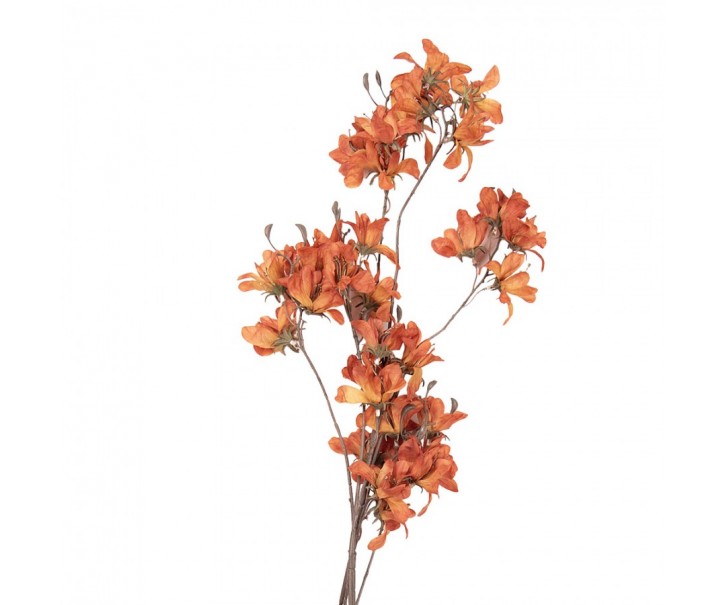 Artificial Flower 120 Cm Orange Plastic - 14*16*120 cm Clayre & Eef