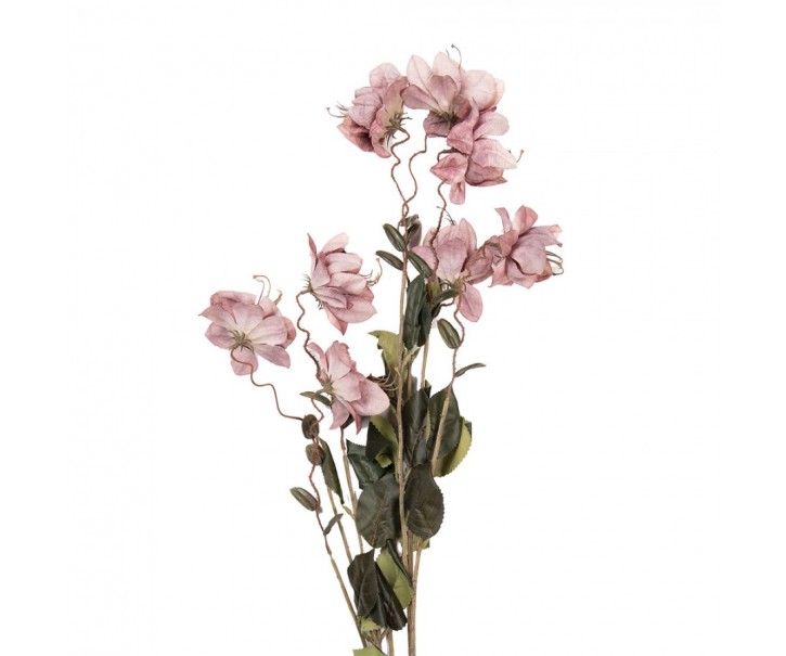 Artificial Flower 120 Cm Pink Plastic - 14*14*120 cm Clayre & Eef