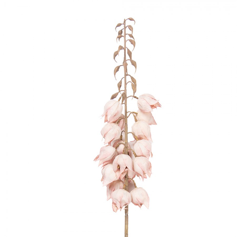 Dekorace umělá květina Yucca s růžovými květy - 12*12*100 cm