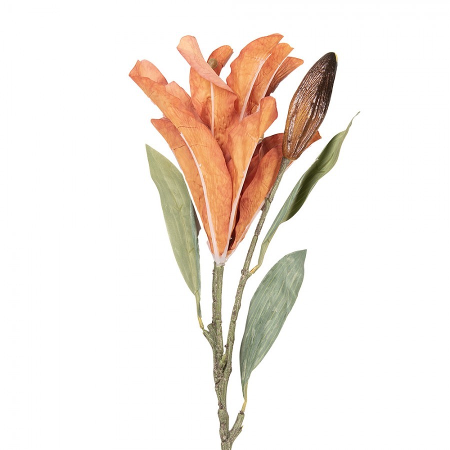 Artificial Flower 88 Cm Orange Plastic - 12*16*88 cm
