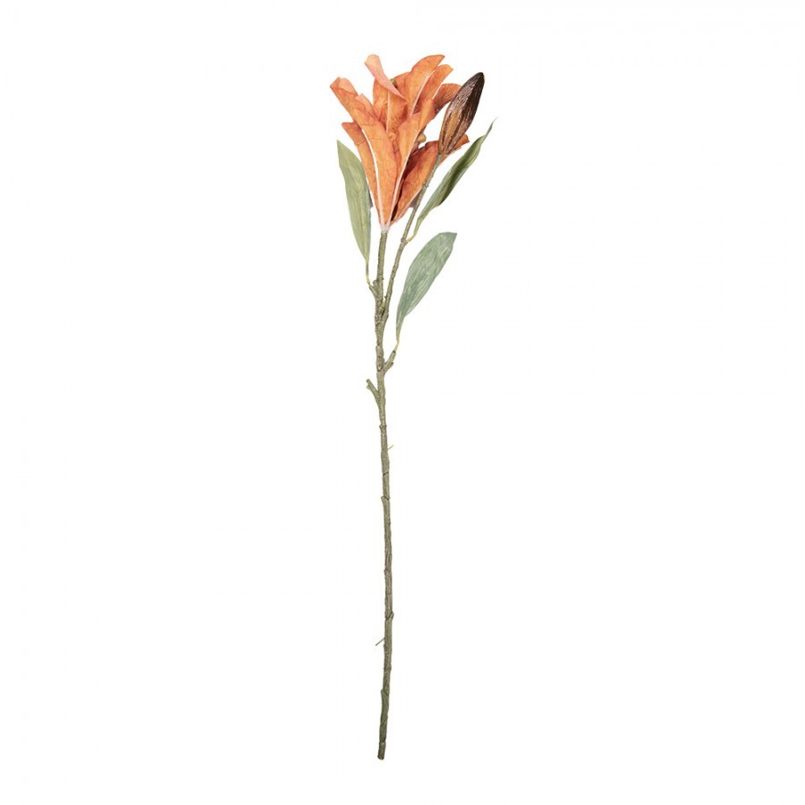 Artificial Flower 88 Cm Orange Plastic - 12*16*88 cm