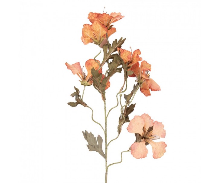 Artificial Flower 82 Cm Orange Plastic - 8*20*82 cm Clayre & Eef