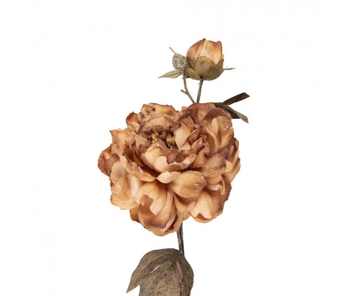 Artificial Flower 73 Cm Brown Plastic - 14*17*73 cm Clayre & Eef