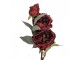 Artificial Flower 72 Cm Red Plastic - 16*16*72 cm Clayre & Eef