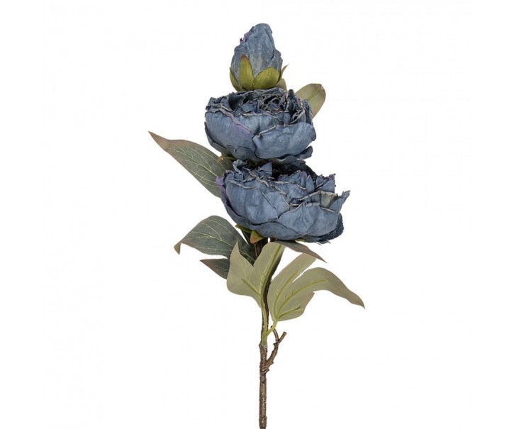 Artificial Flower 72 Cm Blue Plastic - 16*16*72 cm Clayre & Eef
