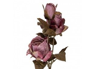 Tmavě růžová umělá květina růže - 12*12*70 cm