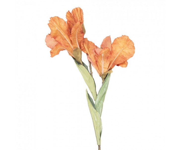 Artificial Flower 85 Cm Orange Plastic - 10*18*85 cm Clayre & Eef