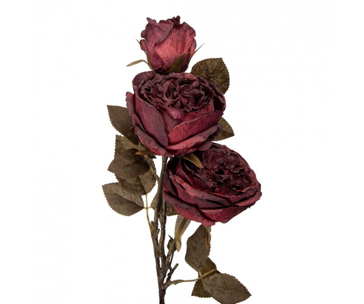 Artificial Flower 70 Cm Red Plastic - 12*15*70 cm Clayre & Eef