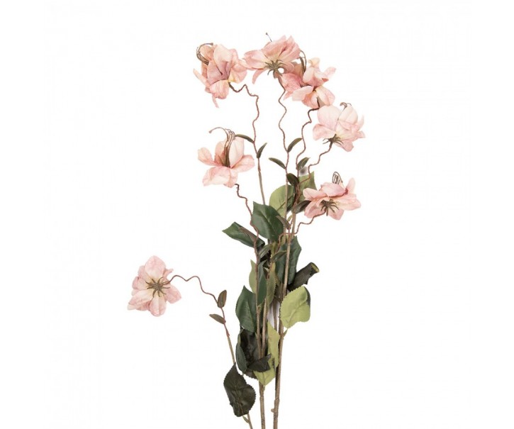 Artificial Flower 120 Cm Pink Plastic - 14*14*120 cm Clayre & Eef