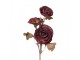Artificial Flower 70 Cm Red Plastic - 10*12*70 cm Clayre & Eef