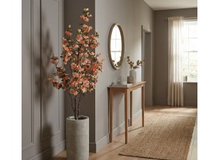 Dekorační stromek Magnolia s lososovými květy - 20*20*135 cm
