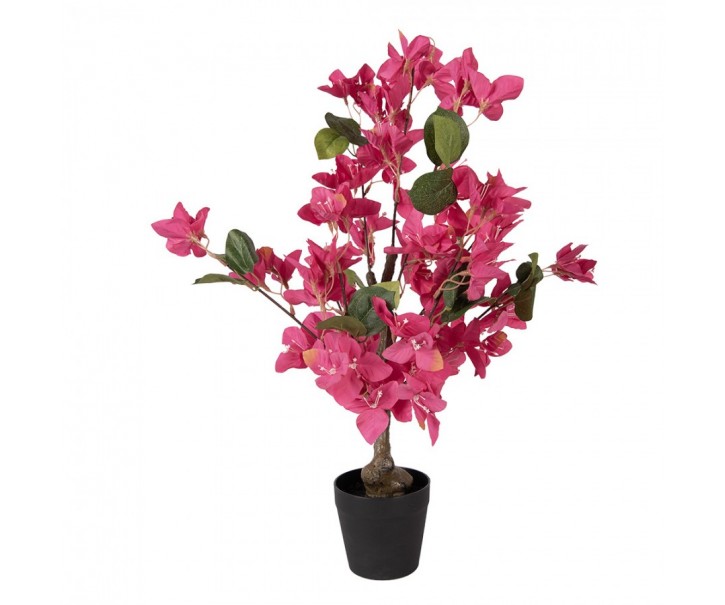 Stromek s růžovými květy Bougainvillea Tree - 25*25*60 cm Clayre & Eef