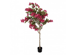 Dekorační strom s růžovými květy Bougainvillea Tree - 55*55*130 cm