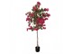 Dekorační strom s růžovými květy Bougainvillea Tree - 55*55*130 cm Clayre & Eef