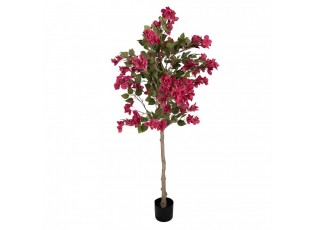 Dekorační strom s růžovými květy Bougainvillea Tree - 55*55*130 cm