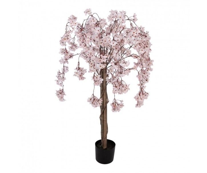 Dekorační strom broskvoň s růžovými květy Peach Blossom - 30*30*120 cm Clayre & Eef