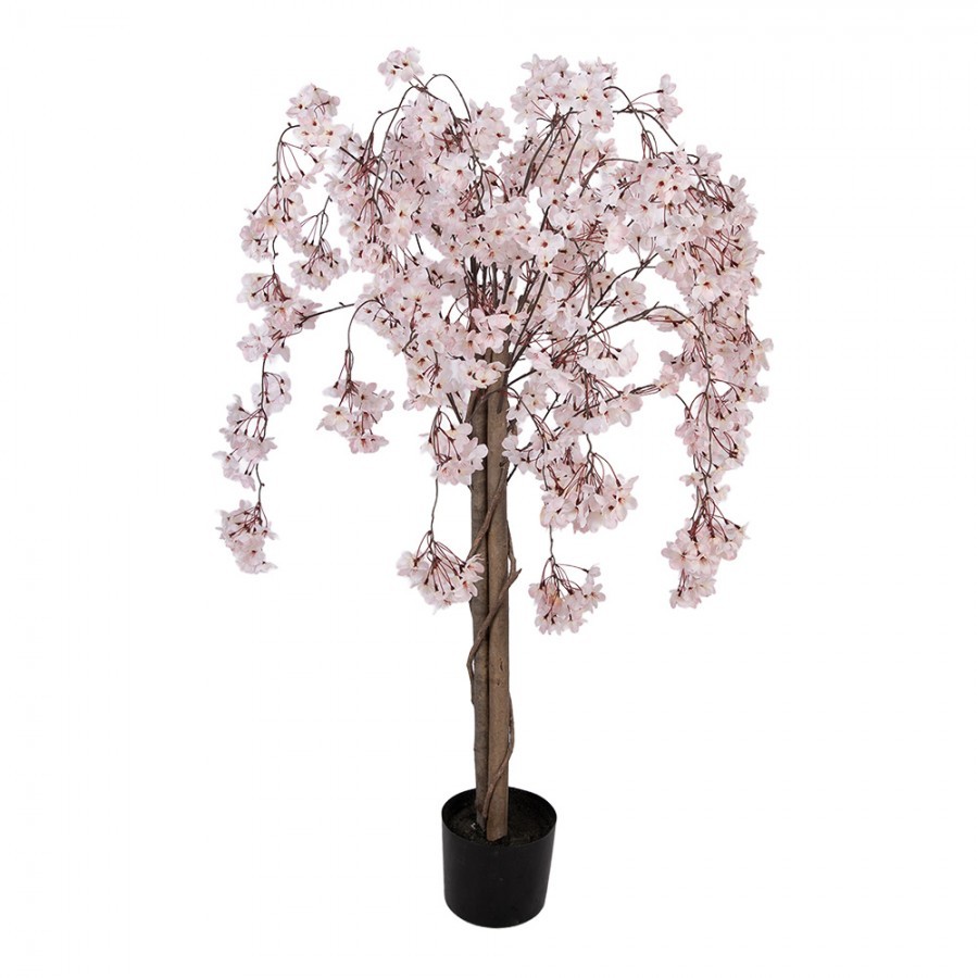Dekorační strom broskvoň s růžovými květy Peach Blossom - 30*30*120 cm 5PL0210