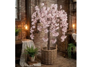 Dekorační strom broskvoň s růžovými květy Peach Blossom - 30*30*120 cm