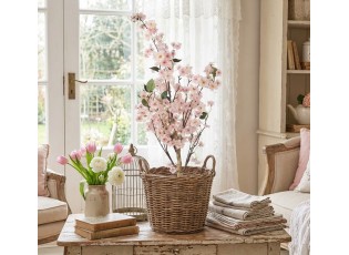 Dekorační stromek třešeň s růžovými květy Cherry Blossom - 30*30*90 cm