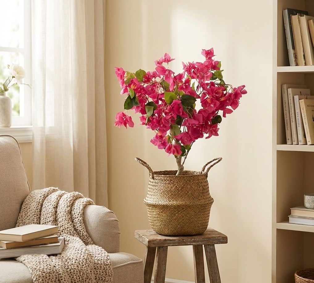 Stromek s růžovými květy Bougainvillea Tree - 30*30*90 cm