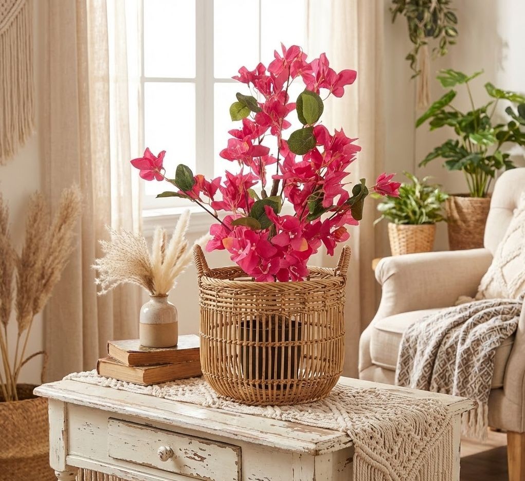 Stromek s růžovými květy Bougainvillea Tree - 25*25*60 cm