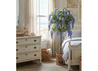 Dekorační strom s květy Wisteria Tree - 40*40*170 cm