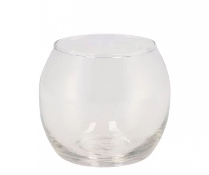 Baňatá skleněná váza Sphere trasnparent - Ø 8*7 cm daan kromhout