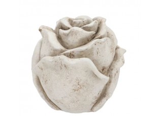 Cementová antik dekorace růže Saint antique Rose S - 9*9*8 cm