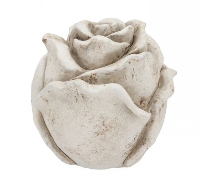 Cementová antik dekorace růže Saint antique Rose L - 13*13*13 cm daan kromhout