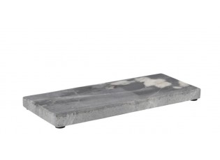 Šedý mramorový podnos Marble grey - 23*9,5*1cm 