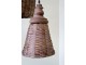 Přírodní antik závěsné světlo lampa z proutěného ratanu - Ø 22*32cm/ E27/ 25W Chic Antique