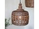 Přírodní antik závěsné světlo lampa z proutěného ratanu - Ø 31*38cm/ E27/ 25W Chic Antique