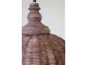 Přírodní antik závěsné světlo lampa z proutěného ratanu - Ø 34*52cm/ E27/ 25W Chic Antique