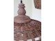 Přírodní antik závěsné světlo lampa z proutěného ratanu - Ø 62*43cm/ E27/ 25W Chic Antique