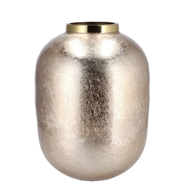 Zlatá kovová váza Jullie Jolly gold - Ø 28*36 cm 540160