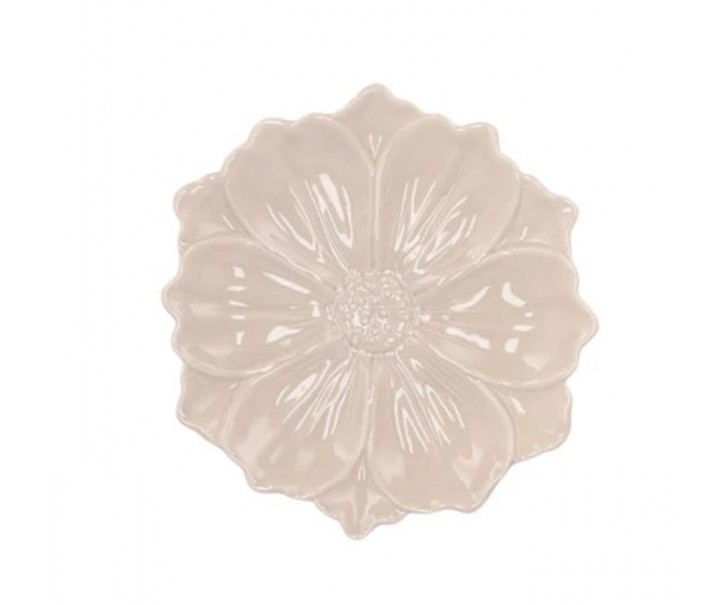 Šedý keramický talířek ve tvaru květu Bloom Cosmea - Ø 11*3 cm daan kromhout