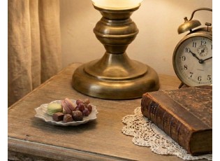 Šedý keramický talířek ve tvaru květu Bloom Cosmea - Ø 11*3 cm