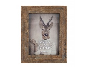 Hnědý fotorámeček Nature L - 15*20*2cm