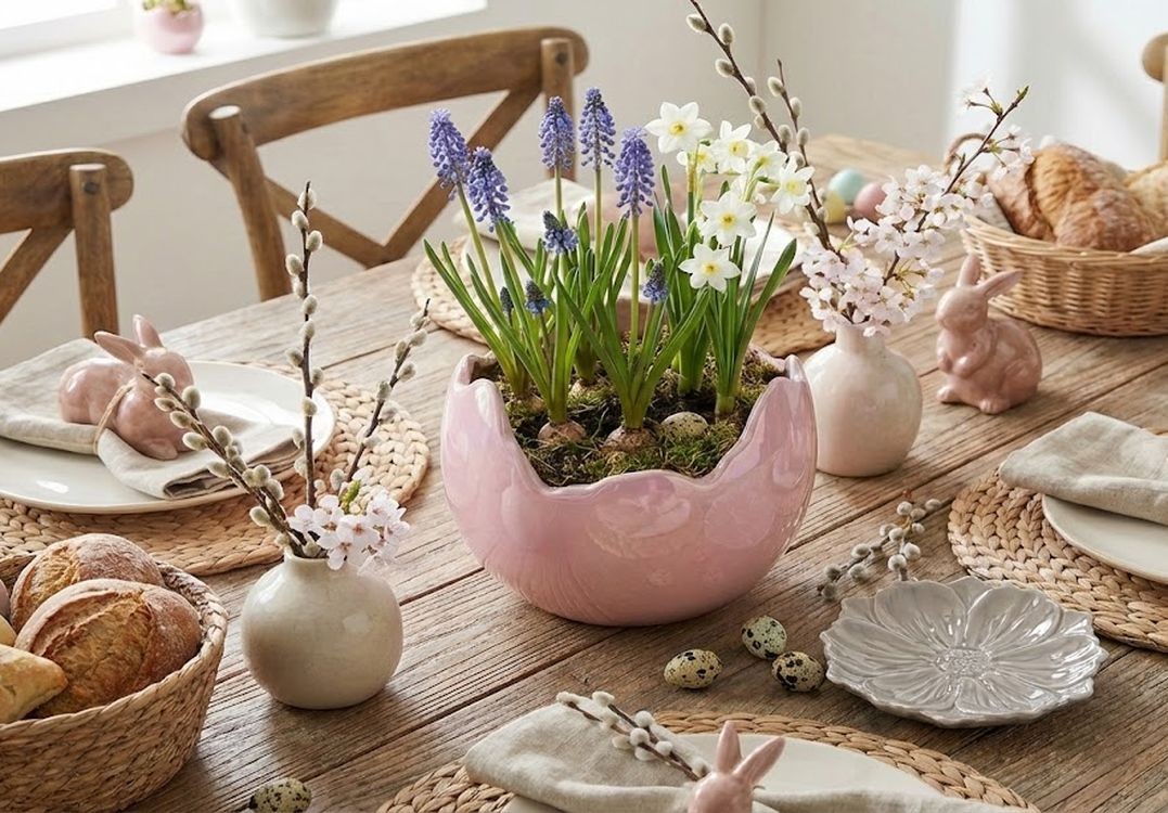 Šedý keramický talířek ve tvaru květu Bloom Cosmea - Ø 11*3 cm