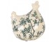 Decorative Figurine Chicken 12x11x13 Cm Beige Ceramic - 12*11*13 cm Clayre & Eef