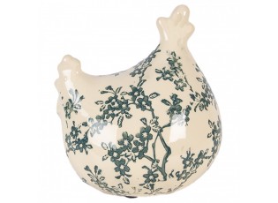Decorative Figurine Chicken 12x11x13 Cm Beige Ceramic - 12*11*13 cm