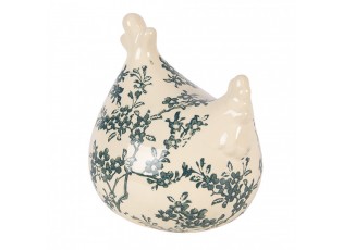 Decorative Figurine Chicken 12x11x13 Cm Beige Ceramic - 12*11*13 cm